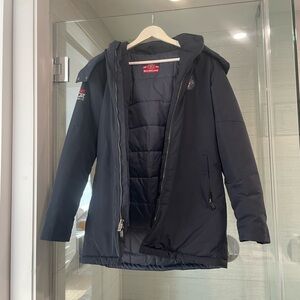 Men's Navy Puffer rain Jacket
